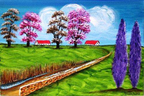 *****CRAAAZY R1 START***** JESSIE MEIER ORIGINAL : AFTER THE RAIN FARM LANDSCAPE