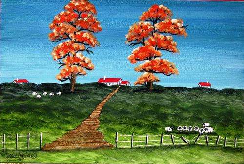 ***** CRAAAZY R1 START *****  JESSIE MEIER ORIGINAL : SHEEPFARM WITH BROKEN FENCE