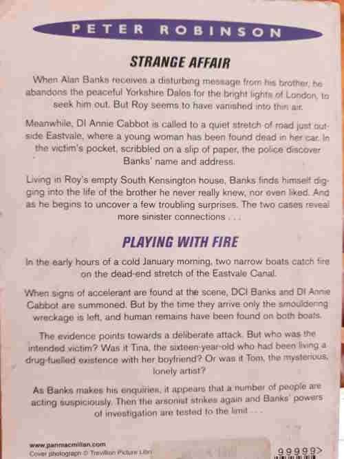 Strange Affair, Playing with Fire - Peter Robinson Omnibus