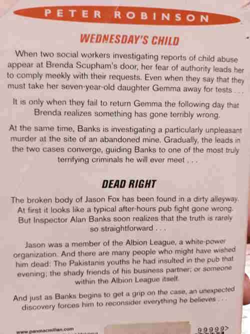 Wednesday's Child, Dead Right - Peter Robinson Omnibus