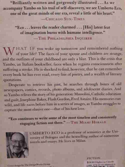 The Mysterious Flame of Queen Loana - Umberto Eco