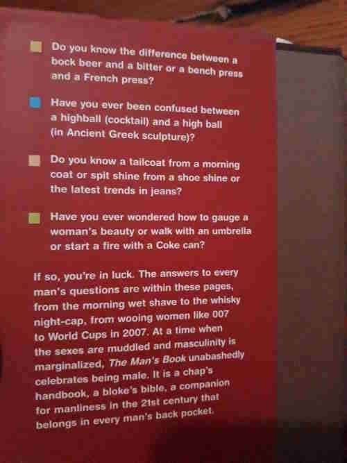 The Man's Book - Thomas Fink