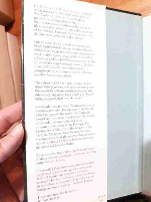 Foucault's Pendulum - Umberto Eco