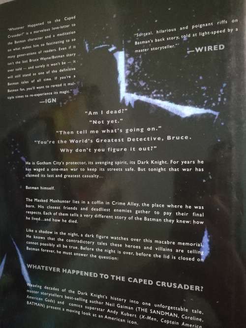 Batman - Whatever Happened to the Caped Crusader? Deluxe Edition - Neil Gaiman, Andy Kubert