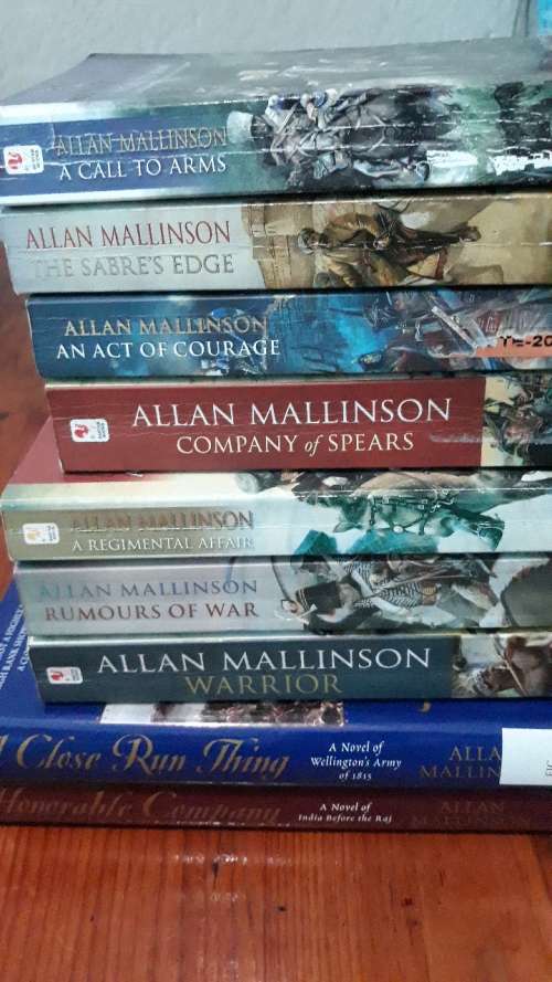 Allan Mallinson nine-book bundle of Matthew Hervey books in various editions