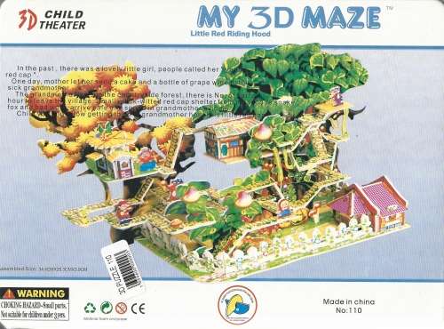 3D Maze Puzzle - Little Red Riding Hood