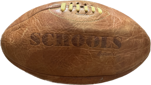 Leather Rugby Ball from 1970s
