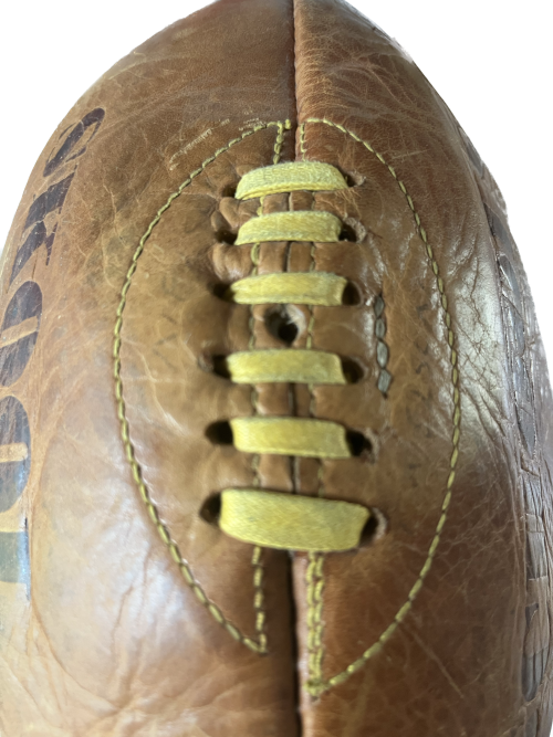Leather Rugby Ball from 1970s