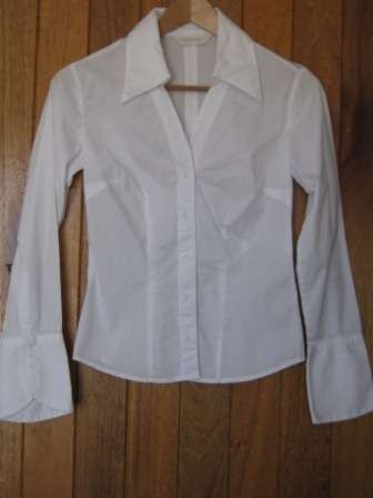 White Longsleeve Shirt Woolworths Size 6 - Never Worn