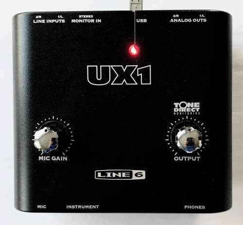 ***MUST GO THIS WEEKEND - NO RESERVE!!**** AUDIO INTERFACE FOR GUITAR - Line 6 POD Studio UX1