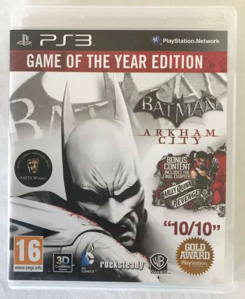 PS3: BATMAN - ARKHAM CITY **NO RESERVE PRICE!**