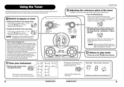 Zoom B1X Bass Multi Effects Pedal with Expression Pedal