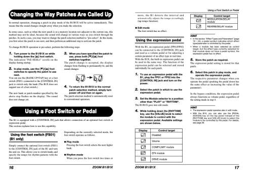 Zoom B1X Bass Multi Effects Pedal with Expression Pedal