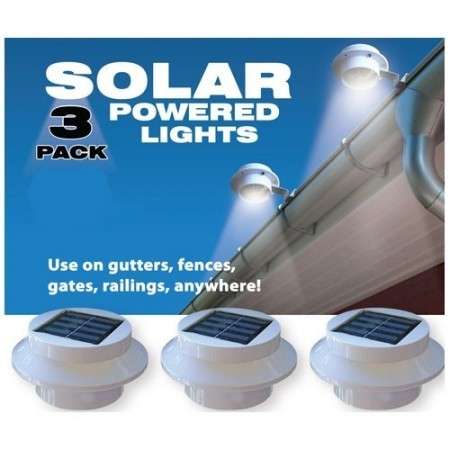 Solar Powered Lights Pack of 3