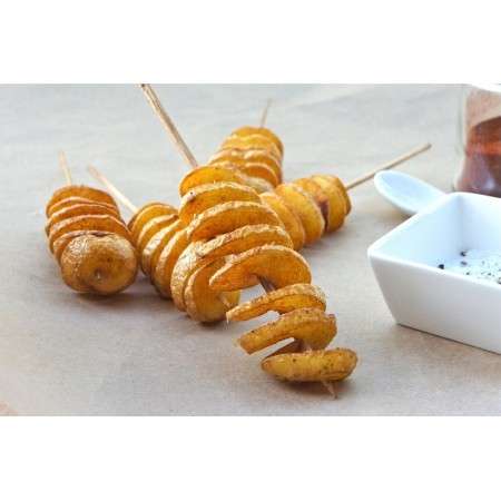 Spiral Chips Of Potato