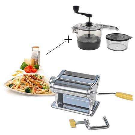 Combo deal: Pasta Machine and Spiral Slicer