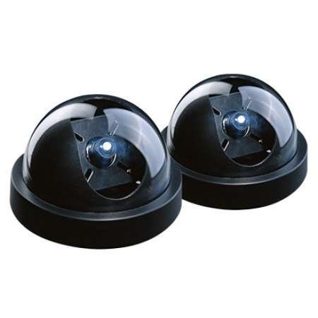 Set of 2 Dummy CCTV Dome Cameras