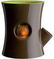 Log and Squirrel Self-Watering Flower Pot