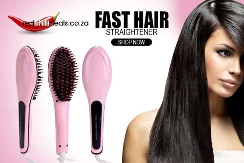 Professional Electric Fast Hair Straightener Brush