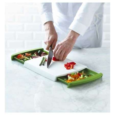 Chop and Clear Cutting Board
