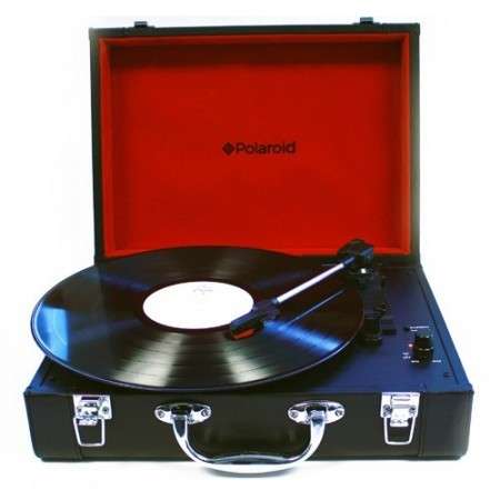 Polaroid Portable Turntable with Bluetooth Music Player