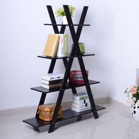 Wooden ladder shelf/bookshelf