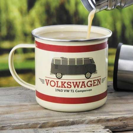 Campervan VW Enamel Mug