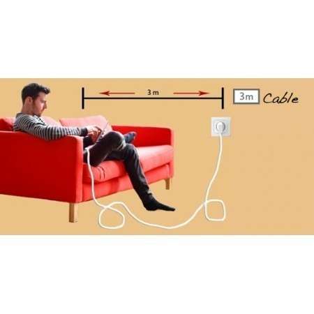 3 Meter Braided Cable for Apple or Samsung