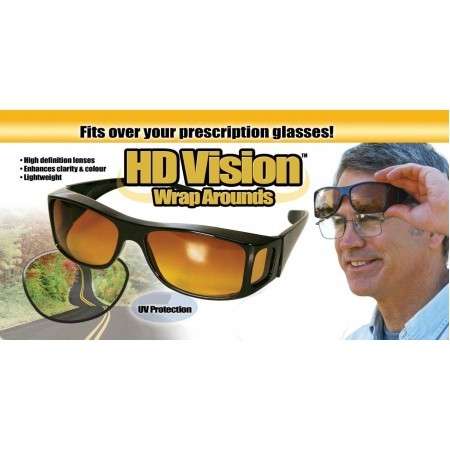 Anti Glare Wrap Around Driving Sunglasses HD Vision