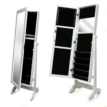 Full Length Mirror Jewellery Cabinet
