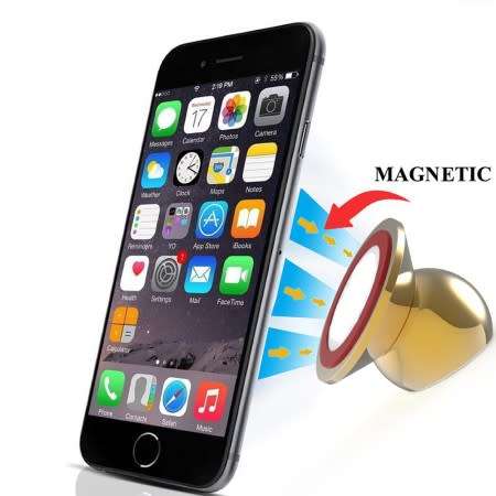 Magnetic Rotary Cell Phone Holder (2 for 1)
