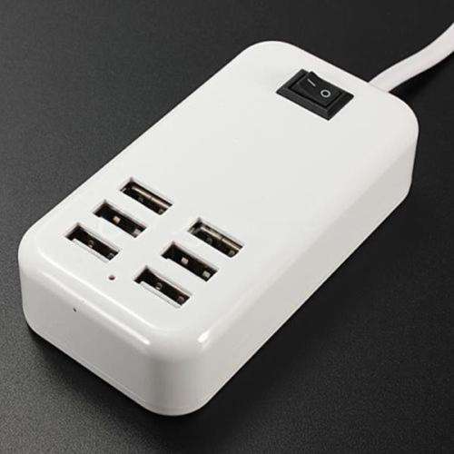 6 Port USB Desktop Charger