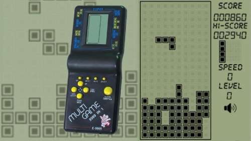 Retro Classic Childhood Tetris Brick Game
