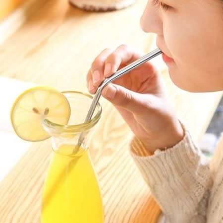 Stainless Steel Straws (Pack of 4)