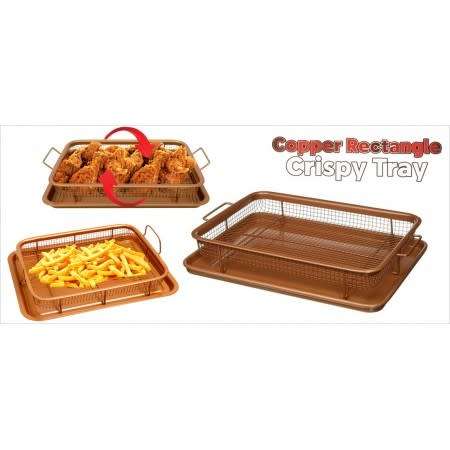 COPPER RECTANGLE CRISPY TRAY
