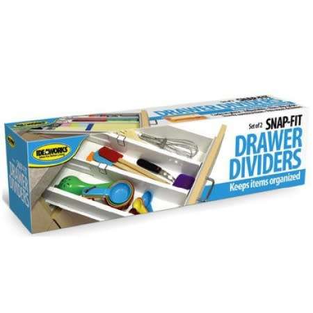 SNAP-FIT DRAWER DIVIDERS - SET OF 2