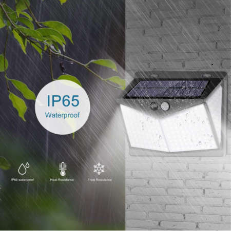 208 LED Solar Motion Wall Light