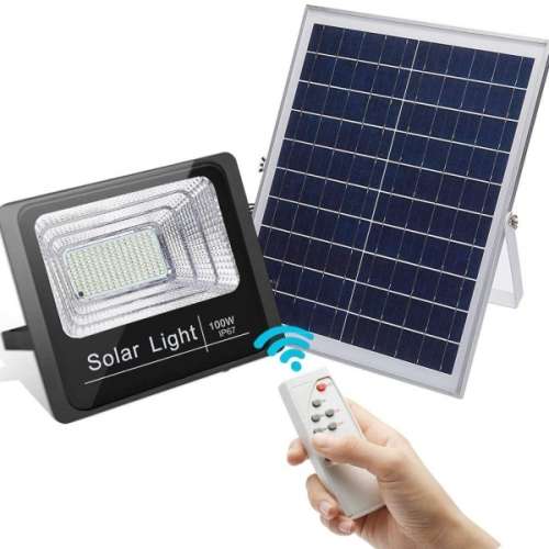 100W Solar Outdoor Flood Light
