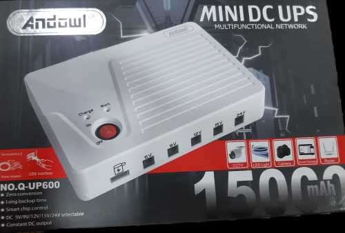 15000mAh mini solar DC UPS