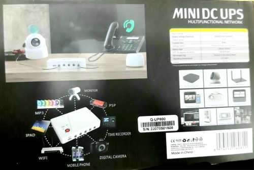 15000mAh mini solar DC UPS