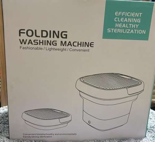 PORTABLE FOLDABLE WASHING MACHINE
