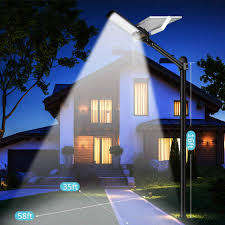 200W Solar Street Light INCLUDING POLE