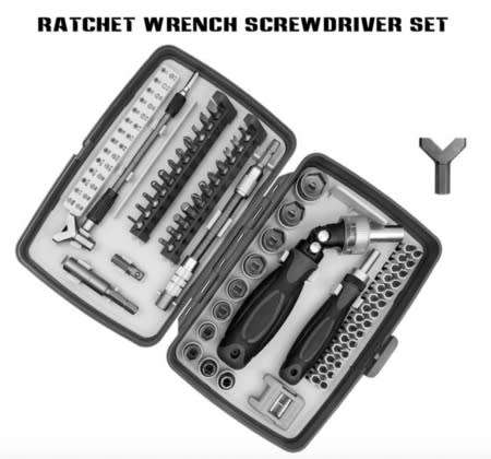 68-in-1 Ratchet Screwdriver Set