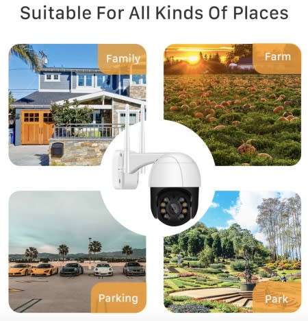 HD Wifi Outdoor IP camera