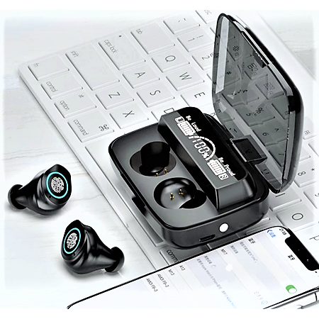 Wireless Headset with Built-in Power Bank