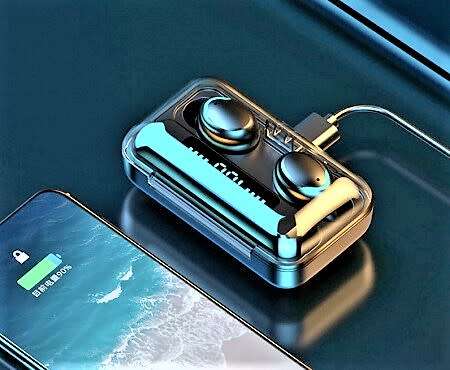 Wireless Headset with Built-in Power Bank