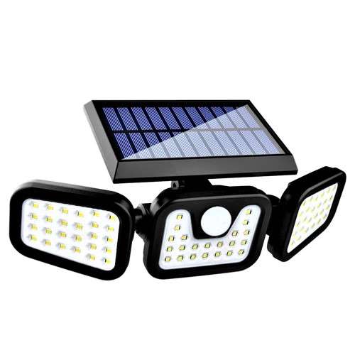 3-Head Solar Wall Lamp