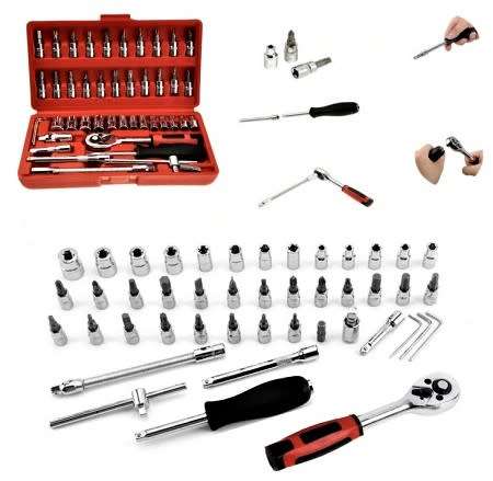 46pcs Socket Wrench Set