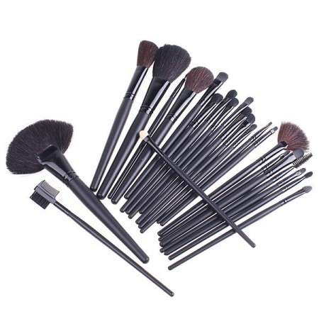 Face Make Up Brush 24-Piece Set With Carry Case