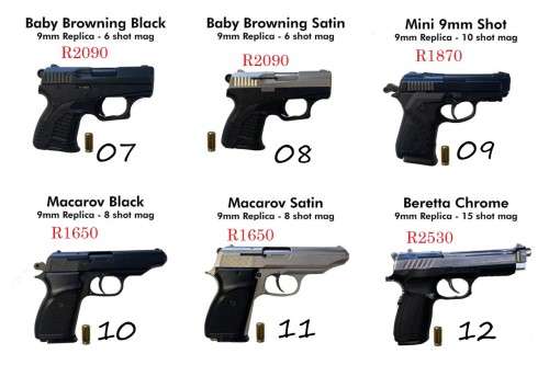 SELF DEFENCE BLANK/PEPPER FIRING PISTOLS/GUNS *WIDE RANGE**(BLANK GUNS)**17 MODELS TO CHOOSE FROM**